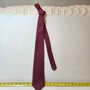 Vintage Robert Talbott for Kountz & Rider Silk Tie - Burgundy Paisley